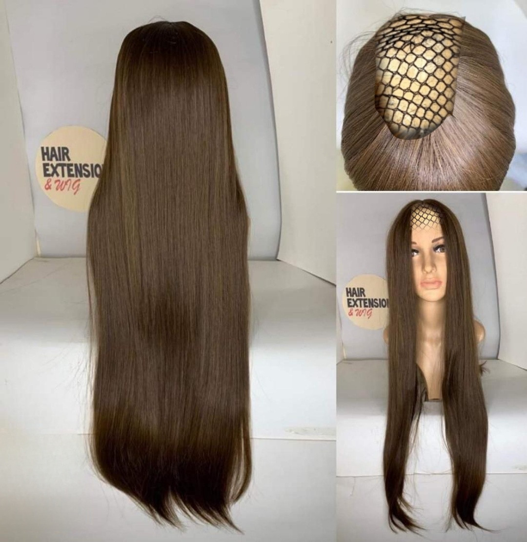 Straight 260gm "40 inch" mmedium brown(sht8) U_Part_Wig product-image