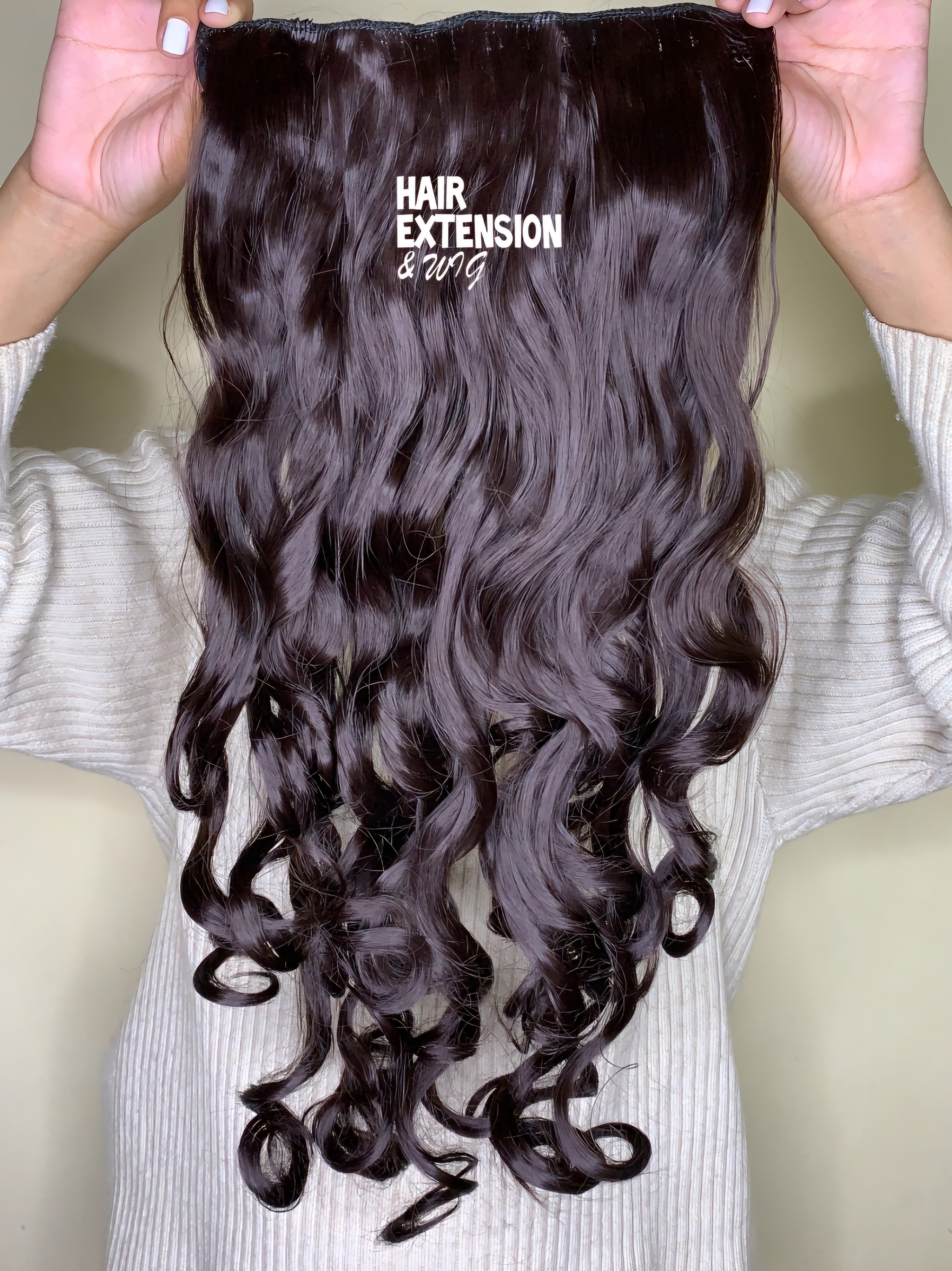 Wavy 160G 26" Reddish brown (6A) HAIR EXTENSIONS product-image
