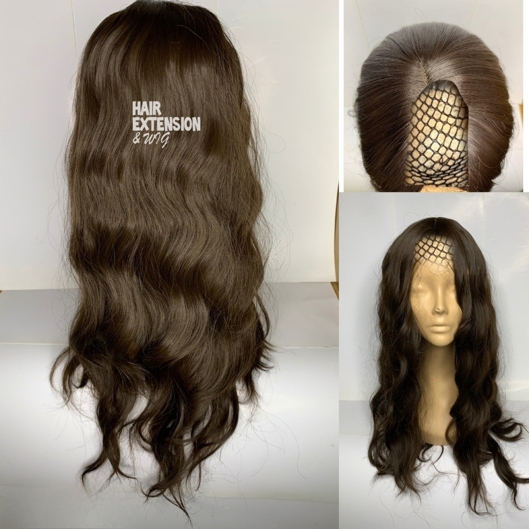 Wavy 230gm "30 inch" Medium brown (8) U_Part_Wig product-image