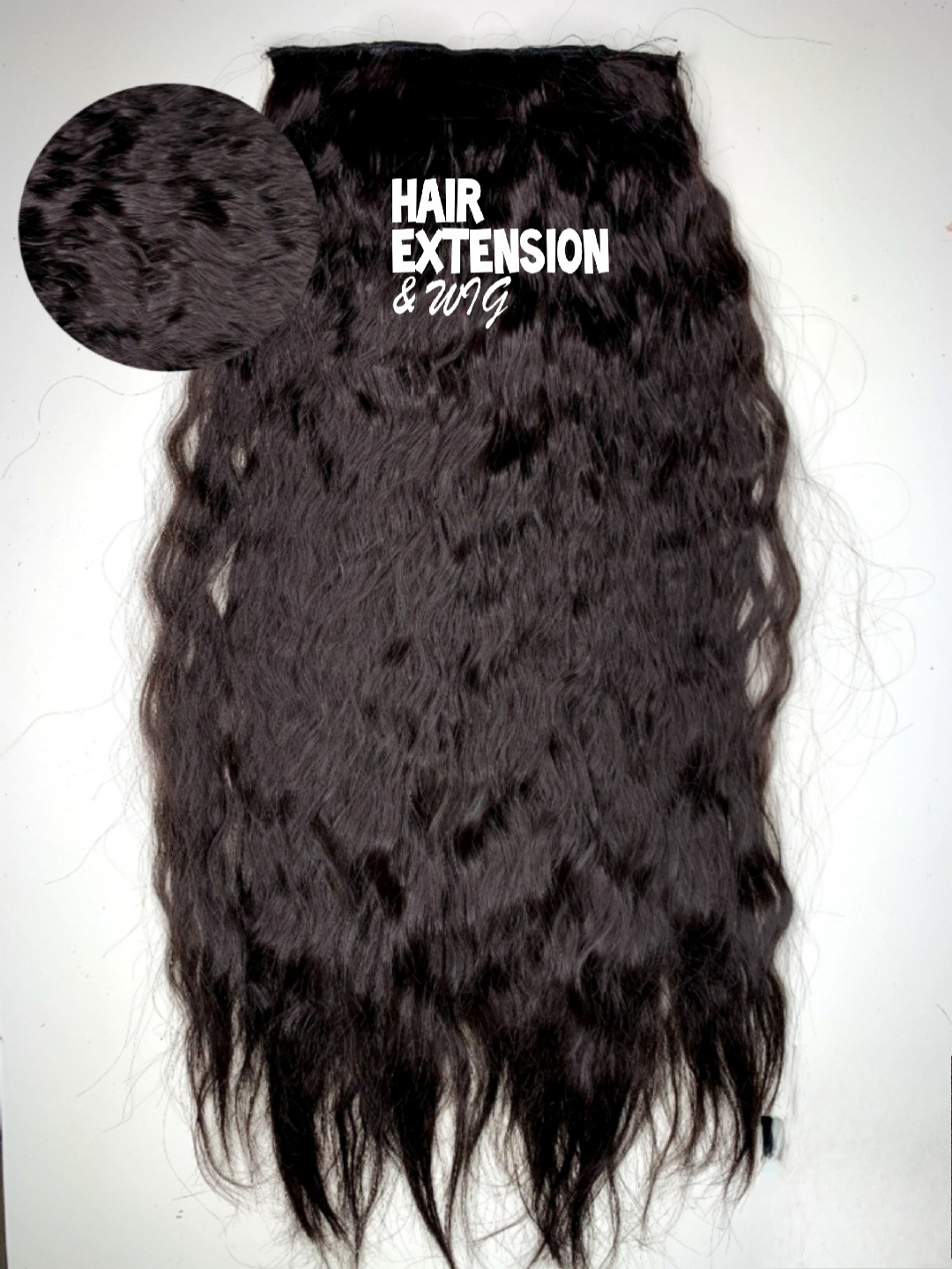 Curly 170G 26" dark brown (6) HAIR EXTENSIONS product-image