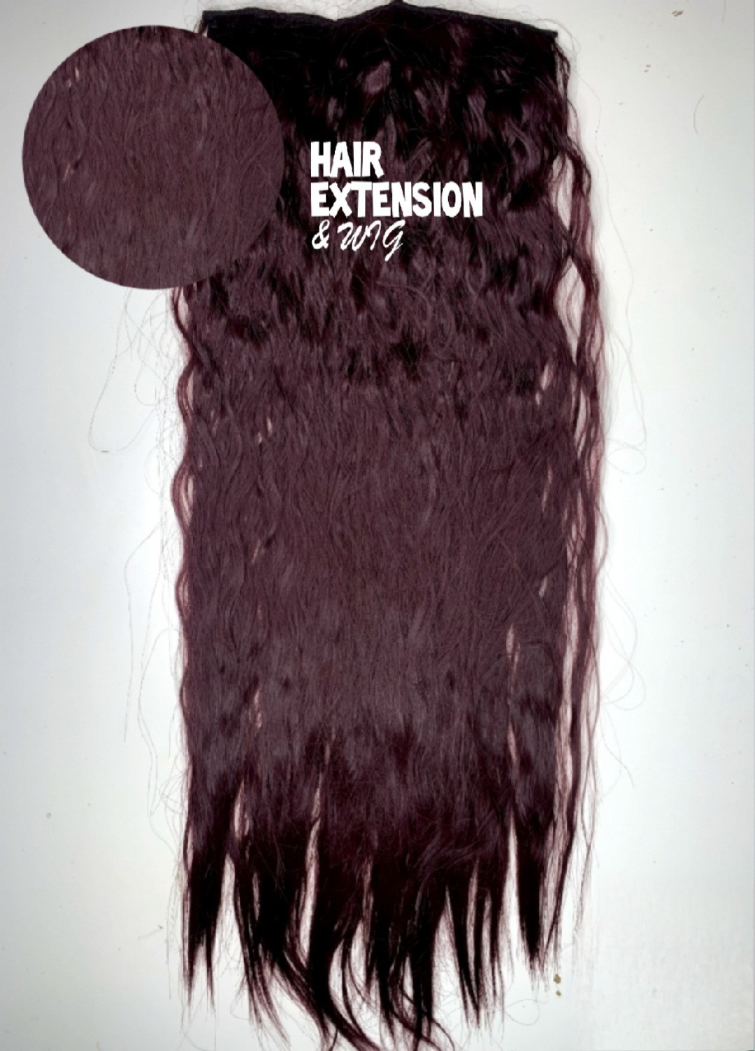 Curly 170G 26" dark burgundy (99) HAIR EXTENSIONS product-image