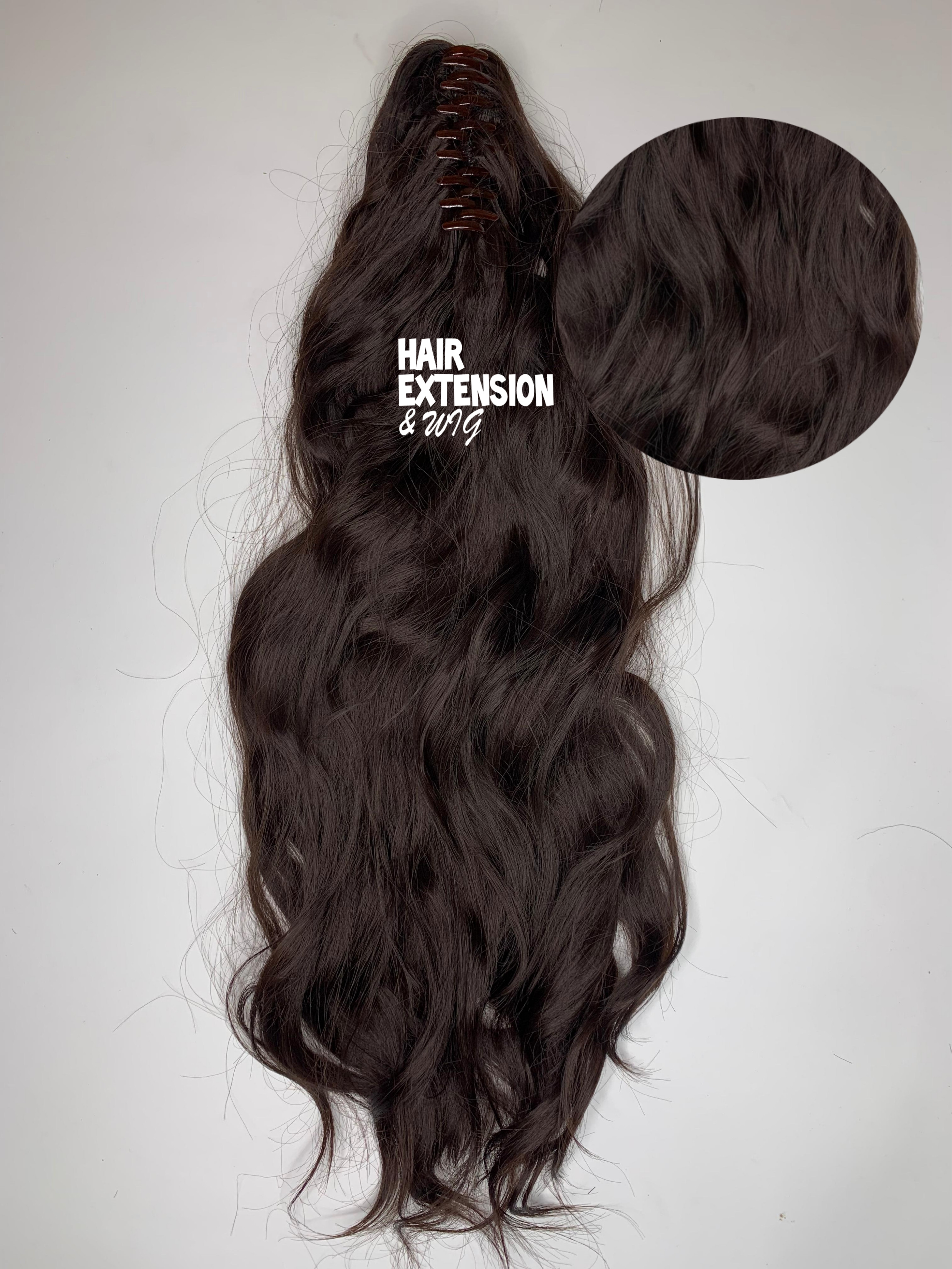 Body Wavy 140G 28" reddish darkbrown (6A) ponytail product-image